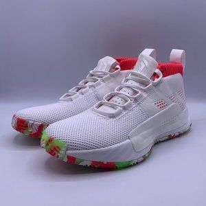 adidas Dame 5 All Skate Damian Lillard White Red
